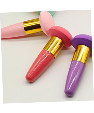 Beatifufu Beauty Egg Brush Pen Blending Sponges for Makeup Foundation Sponge Makeup Sponges for Blending Sponges with Handle Foundation Powder Puff Sponge Makeup Tools - Buy Online on GoSupps.com
