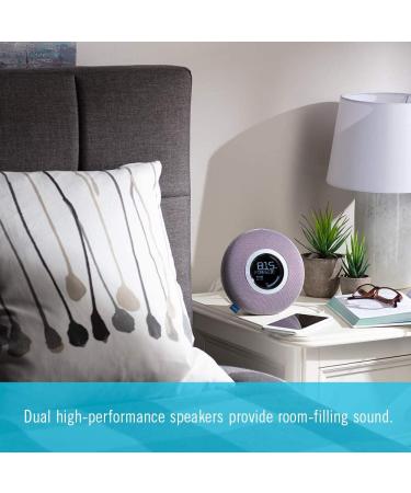HoMedics Deep Sleep Revitalize Alarm Clock with 9 Programs - 4 White Noises, 10 Nature and Meditation Sounds - Volume Control and Auto-Off Timer - Buy Online on GoSupps.com
