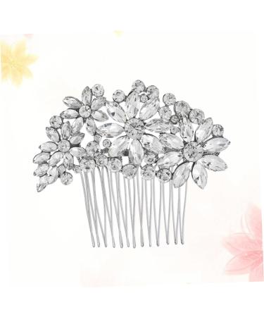 Didiseaon Strawberry Magnets Bridal Hair Clip Wedding Hair Comb Green Faux Fur Scrunchies Crystal Hair Comb Pearl Hair Clip Rhinestone Hair Comb Pearl Veil Bride Accessories Alloy - Buy Online on GoSupps.com