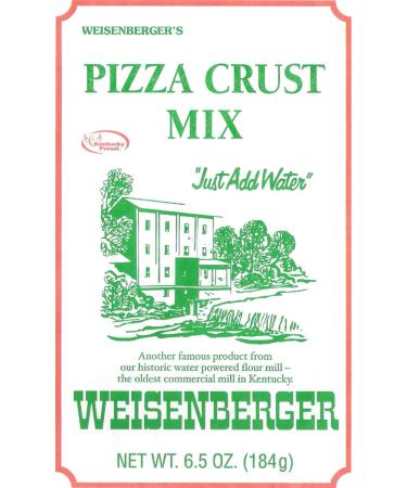 Weisenberger Pizza Crust Mix - Pizza Dough Mix for Homemade Pizza - Pizza Flour Mix for Pizza Crust Dough In Minutes - Premade Pizza Dough Fresh Ingredients, No Preservatives - 6.5 oz, 12 Pack 6.5 Ounce (Pack of 12)