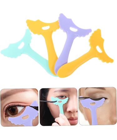 SMASOLO 4 pi ces Pochoirs Silicone pour Maquillage des Yeux Aide Eyeliner Polyvalente Contour Yeux Stencil pour Mascara et Fard Paupi res L ger et Portable pour Femmes Couleur Al atoire - Buy Online on GoSupps.com