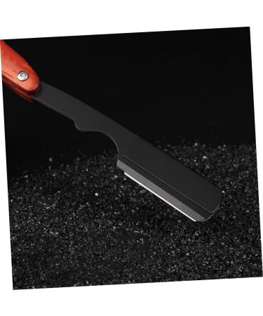 Frcolor Foldable Razor & Hairdressing Blade Set - Travel-Friendly Ebony Stainless Steel Eyebrow Care Scissors - Buy Online on GoSupps.com