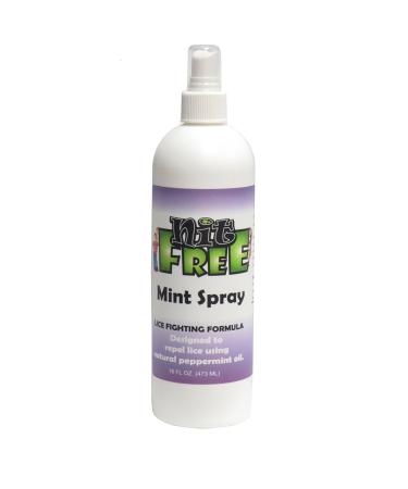 Nit Free Head Lice Mint Oil Peppermint Spray, 16oz Anti Super Lice Repel Prevention Spray