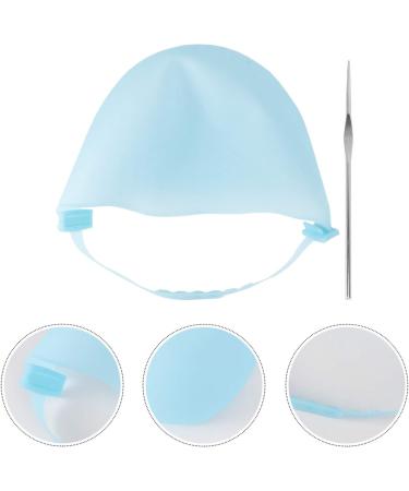 1pc Silicone Highlighter Cap Highlighting Cap with Hook Highlight Cap for Hair with Hook Highlighting Caps Professional Styling Tools Hair Styling Tools Silica Gel Hair Dye Letter - Buy Online on GoSupps.com