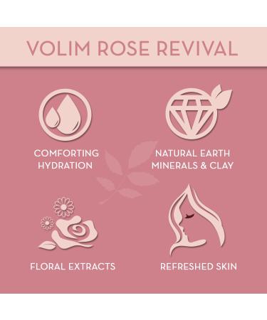 Rose Revival Purifying Clay & Hyaluronic Acid Facial Treatment Mask - Hydrate Cleanse & Revitalize Your Skin | International Shipping Available - Buy Online on GoSupps.com