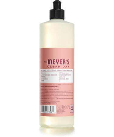 Mrs. Meyer's Limited Edition Rose Liquid Dish Soap 16 fl. oz, Pack of 3 | Biodegradable Formula - Buy Online on GoSupps.com