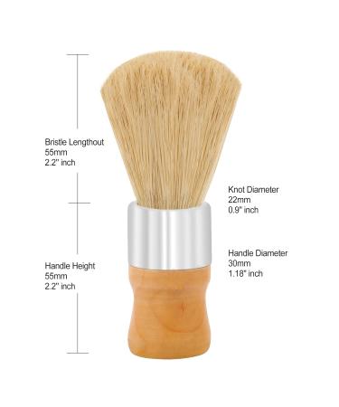 Genixart Handmade Shaving Brush for Men | Pure Bristle - Professional Hairdressing Tool (1 Pack) - Buy Online on GoSupps.com