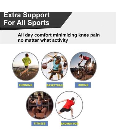 Buy Kids Knee Pads - Breathable Soft Compression Sleeves for Sports | Anti-Slip Protective Gear - S Size Black - Buy Online on GoSupps.com