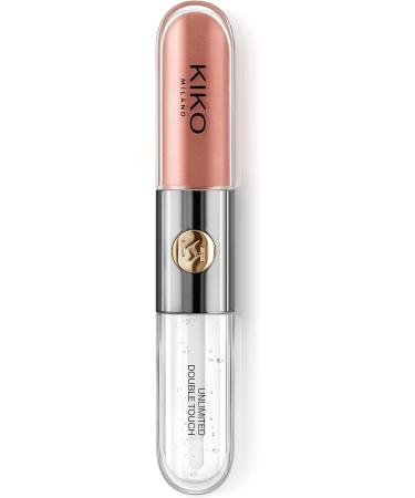 KIKO Milano Unlimited Double Touch 129 2-Step Liquid Lipstick Luminous Finish. Lasts Up to 12 Hours. Transfer-Free Color Base - Buy Online on GoSupps.com