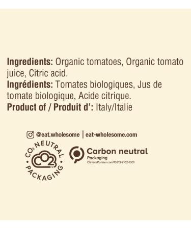 Eat Wholesome Organic Italian Diced Tomatoes 796 ml (pack of 12) - Buy Online on GoSupps.com