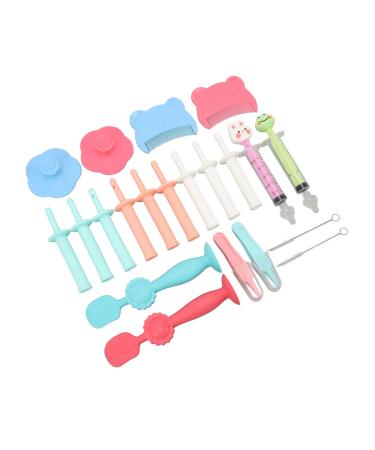 Baby Comb  21Pcs Fine Workmanship Baby Grooming Kit Portable Silicone for Home