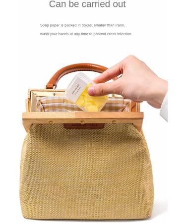 Soap Slice - Mini Portable Handwashing Portable Soap Slice -Clean and Moisturize Dust Cover Design Easy to Carry! (2) - Buy Online on GoSupps.com
