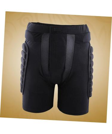 Besportble 3D Padded Shorts for Skiing Skating & Hockey - Black Short Pants for Ultimate Comfort - Buy Online on GoSupps.com