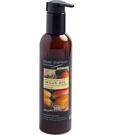  Diar Argan Moisturising Repair Shampoo 100% Natural Organic Argan Oil Base Cedar and Rosemary from Morocco 200 ml - Buy Online on GoSupps.com