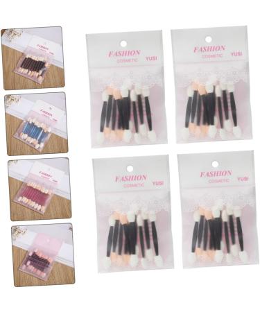 Didiseaon 40pcs Sponge Stick Eyeshadow Stick Double Ended Makeup Brush Eyeshadow Concealer Flash - Buy Online on GoSupps.com