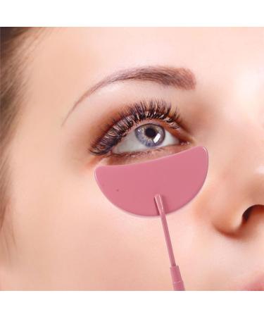 FOMIYES Portable Eyelash Inspection Mirror - Stainless Steel Makeup Vanity Mirror - Ideal for Lash Extensions & Beauty - Pink - Buy Online on GoSupps.com