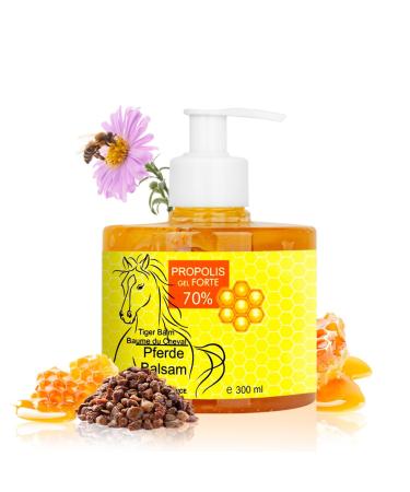 Horse balm horse dog cat propolis gel propolis tincture ointment muscle cream cream for irritated reddened skin or for skin -eating eczema wound ointment wound and healing ointment for animals 300 ml