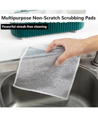 BIXUEJ Anti-Scratch Dishcloth Wet and Dry Use Scrubs and Cleans Dishes Sinks Counters Stoves Easy Rinse Machine Washable 10PCS Easy to Use - Buy Online on GoSupps.com