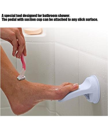 Shower Foot Support ABS+Silicone Shower Foot Rest Light Weight with Suction Cup for Bathroom - Buy Online on GoSupps.com