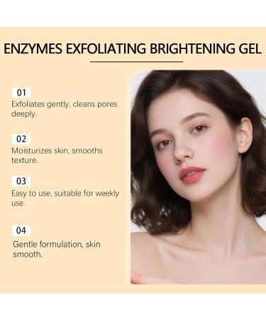 Gel exfoliant enzymatique l'orange pour le visage et le corps gel exfoliant purifiant doux illumine et adoucit la peau nettoie les pores et limine les points noirs parfum rafra chissant (6pcs) - Buy Online on GoSupps.com