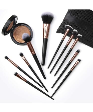 Mreechan 20-Piece Professional Makeup Brush Set with Travel Bag - Essential Cosmetics Tools for Flawless Makeup Application - Buy Online on GoSupps.com