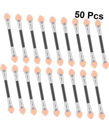 WOONEKY 50pcs Eyeshadow Applicator Tipped Oval Makeup Tool Eyeliner Eyeshadow Brush Sponge Pink - Buy Online on GoSupps.com