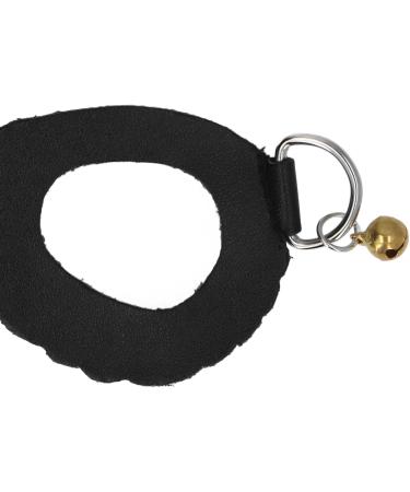 Asixxsix Dishwear & Leash Set for Hamsters Guinea Pigs & Ferrets | Synthetic Leather Crockery & Nylon Line | 3 Sizes Available | Black - Buy Online on GoSupps.com