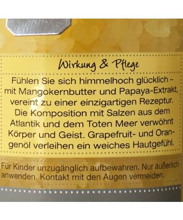 Wellness & Beauty Bath Salt with Mango & Papaya Extract | 160g | Revitalize & Rejuvenate Your Skin - Buy Online on GoSupps.com