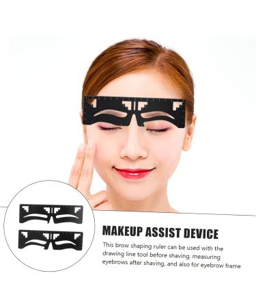 Didiseaon 10 Pcs Eyebrow Ruler Brow Mapping Ruler Tool Mini Eyebrow Measuring Tool Designer Eyebrow Trimming - Buy Online on GoSupps.com