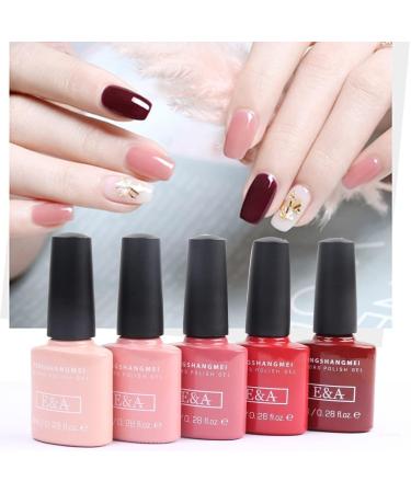 fengshangmei 8ml Nail Gel Long-Lasting Gelpolish UV and Led Permanent Enamels Professional Nail Art Gel Nail Polish - (Color: 004) - Buy Online on GoSupps.com