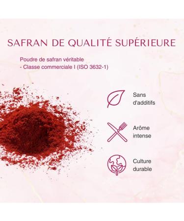 Safranwunder Saffron Powder Premium Quality - Class 1 Ground (5g) - Buy Online on GoSupps.com
