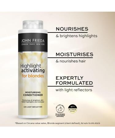 Highlight Activating Moisturising Conditioner for Blonde Hair 500ml - Pack of 1 - Buy Online on GoSupps.com