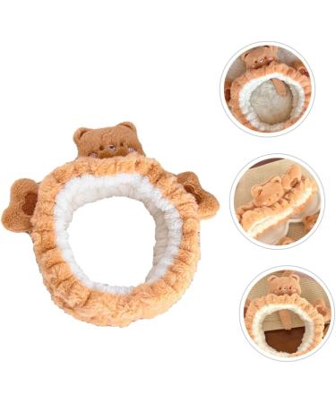 Healeved Bear Face Wash Headband Makeup Headband Washing Face Headbands Headband for Washing Face Make up Headbands Facial Headbands Bear Headband Spa Headbands for Women Skincare Headbands - Buy Online on GoSupps.com