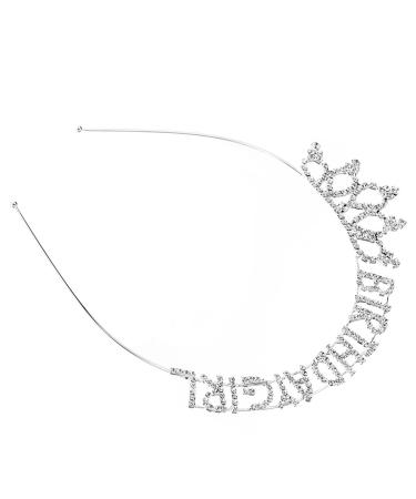 Frcolor Tiara - Strasser Crystal Hair Crown for Little Princess - Birthday Crown with 'Happy Birthday' Font - Buy Online on GoSupps.com