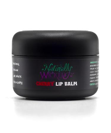 Naturally Wicked Cherry Lip Balm | Natural & Vegan Lip Repair Balm | 15ml