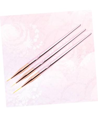 FRCOLOR 3-Piece Set Nail Brush Manicure Tools Paint Brush for Nail Drawing Nail Tools Painting Pen Nail Art Tools Nail Art Pen Painted Pen Pull Cover Bar - Buy Online on GoSupps.com