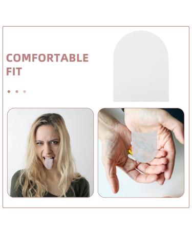 Didiseaon 50 Pcs Disposable Tongue Protective Cover - Clear Plastic Tongue Sleeve for Bitter Medicine Intake - Comfortable Fit Oral Guard for Adults & Kids - Prevent Unpleasant Taste - Buy Online on GoSupps.com