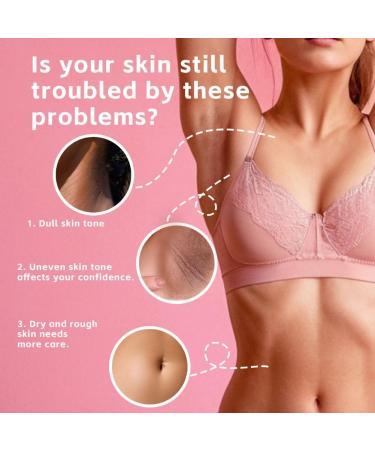 3PCS Whitening Cream Private Parts Underarm Bleaching Serum Whiten Butt Knee Brighten Inner Thigh Intimate Parts Dark - Buy Online on GoSupps.com