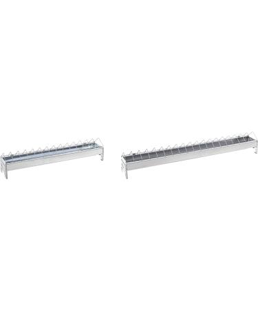 Flamingo Feed Dispenser for Chickens - HERKA Metal 99x13x15CM | International Shipping Available - Buy Online on GoSupps.com