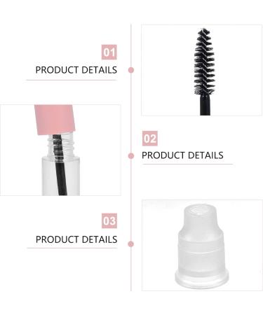 OSALADI 10pcs Mascara Empty Tube Eyeliner Vial Clear Mascara Travel Pink Packaging Material Filling Plastic - Buy Online on GoSupps.com