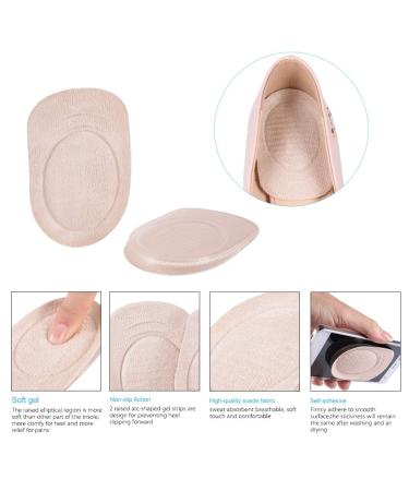Height Increase Insoles - Gel Heel Pads for Shoes | Cushion Foot Protector | 2 Pairs - Large Size Foot Care Tool - Buy Online on GoSupps.com