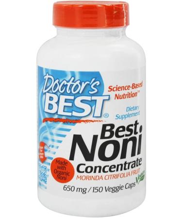 Doctor's Best Noni Fruit Powder 650mg - 120 Veggie Caps | Antioxidant Boost & Immune Support - Buy Online on GoSupps.com