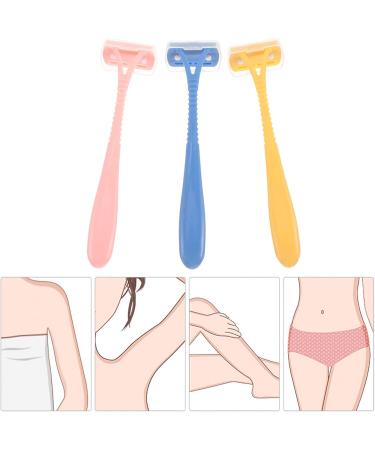 Fomiyes 3-Piece Body Bikini Razor Set - Travel Accessories for Armpit & Pubic Hair Removal | Manual Beauty T-Razor - Buy Online on GoSupps.com