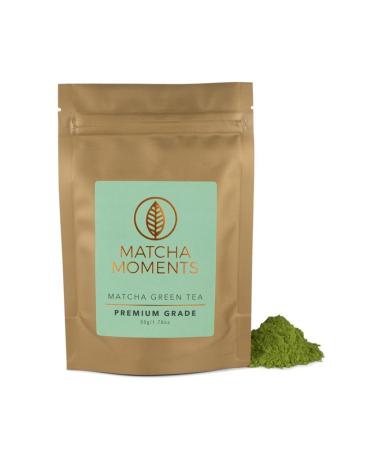 Matcha powder Premium Grade |Green tea from Japan |Supports the immune system |Fair and sustainable |Pure drink |Mix |Latte smoothie (50 gr) 50 g (1 Pack)