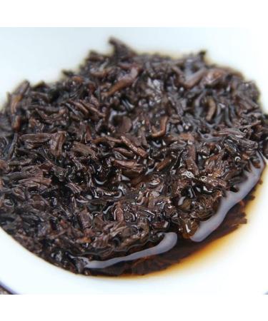 HQZM Yunnan 357g Ancient Tree PuErh Ripe Tea Cake Premium Fermented and Ancient Chinese Puer Tea - Buy Online on GoSupps.com