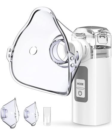Portable Nebulizer Machine for Kids & Adults - 2 Modes Handheld Mesh Nebulizer for Travel & Household Use - Cool Mist - All Accessories Included - Gray - Buy Online on GoSupps.com