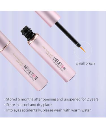 MERETON Super Strong Hold False Eyelash Glue | Latex-Free & Waterproof | Clear Lash Adhesive for Sensitive Lashes | 0.17oz - Buy Online on GoSupps.com