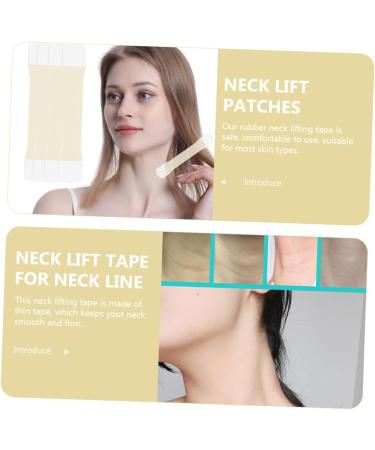 Baluue 8 Pcs Neck Lift Stickers Neck Lifting Tape for Women Neck Lift Patches Neckline Tape Rubber 20.5x4cmx2pcs As Shownx2pcs - Buy Online on GoSupps.com