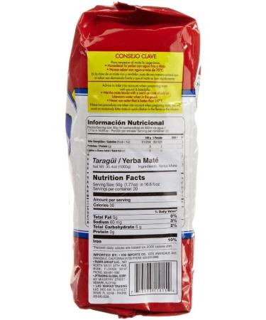 Taragui Original 2.2lb Bag - Authentic Argentine Yerba Mate - Pack of 1 - Buy Online on GoSupps.com