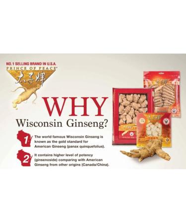 Prince Of Peace American Wisconsin Ginseng Roots Uncut Original Natural Form Preserved 6oz 1pack - Buy Online on GoSupps.com